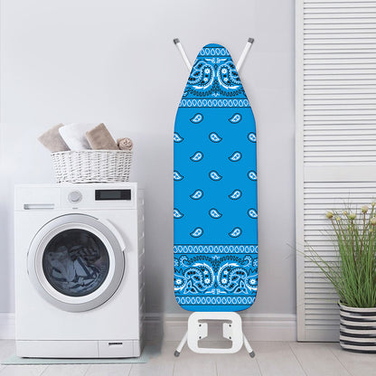 Light Blue Paisley Bandana Print Ironing Board Cover
