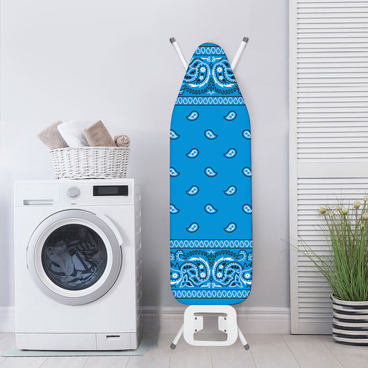 Light Blue Paisley Bandana Print Ironing Board Cover