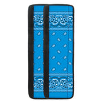 Light Blue Paisley Bandana Print Refrigerator Handle Covers