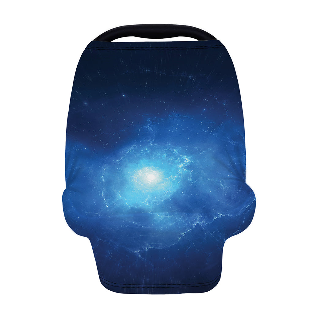 Light Blue Space Print Baby Seat Cover