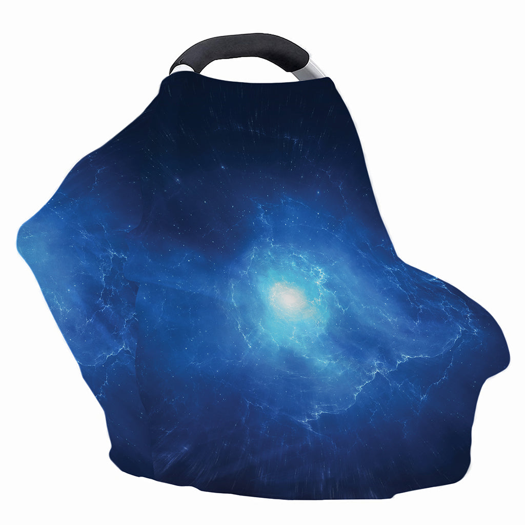 Light Blue Space Print Baby Seat Cover