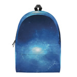 Light Blue Space Print Backpack