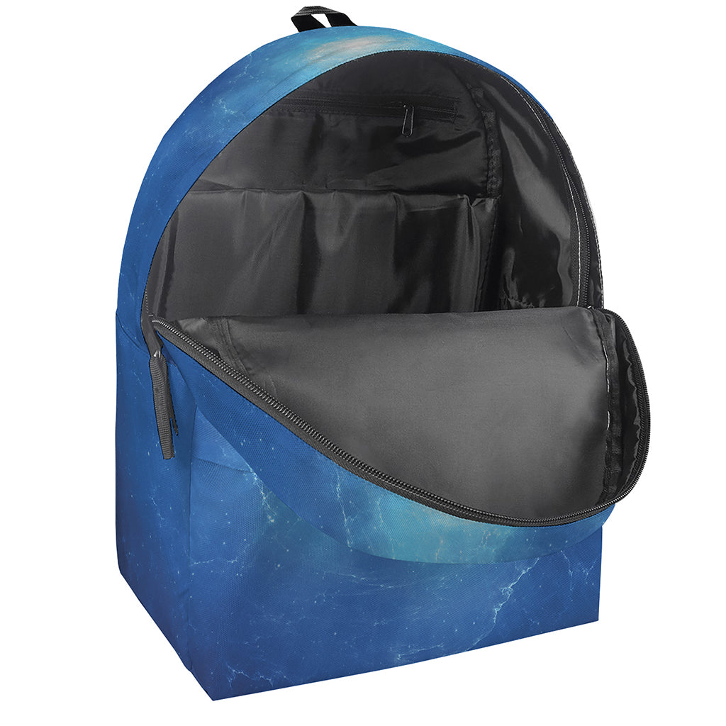 Light Blue Space Print Backpack