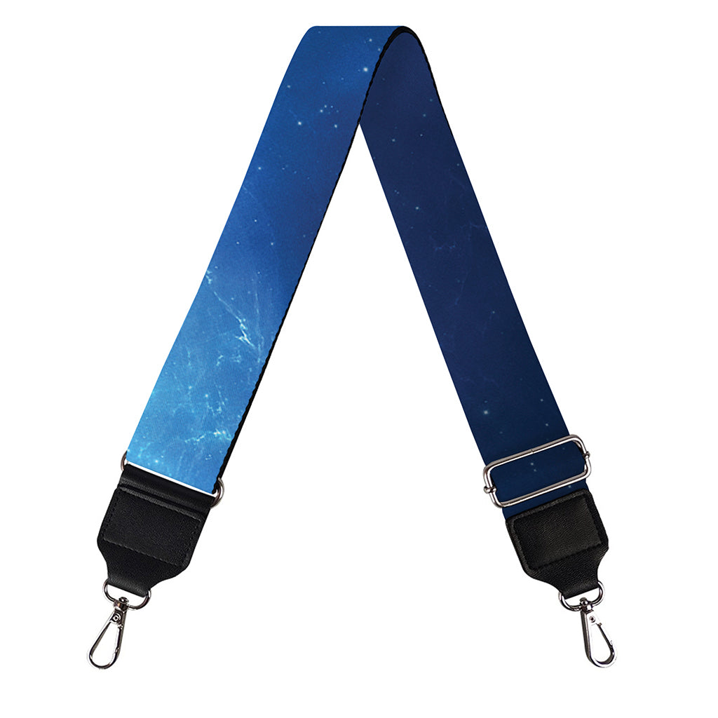 Light Blue Space Print Bag Strap