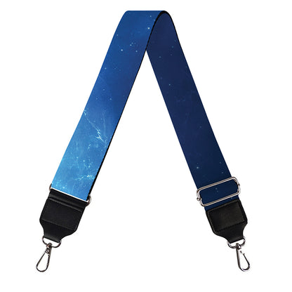 Light Blue Space Print Bag Strap