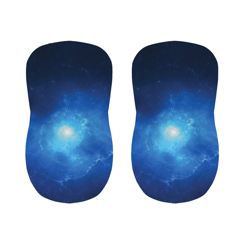 Light Blue Space Print Bar Stool Covers