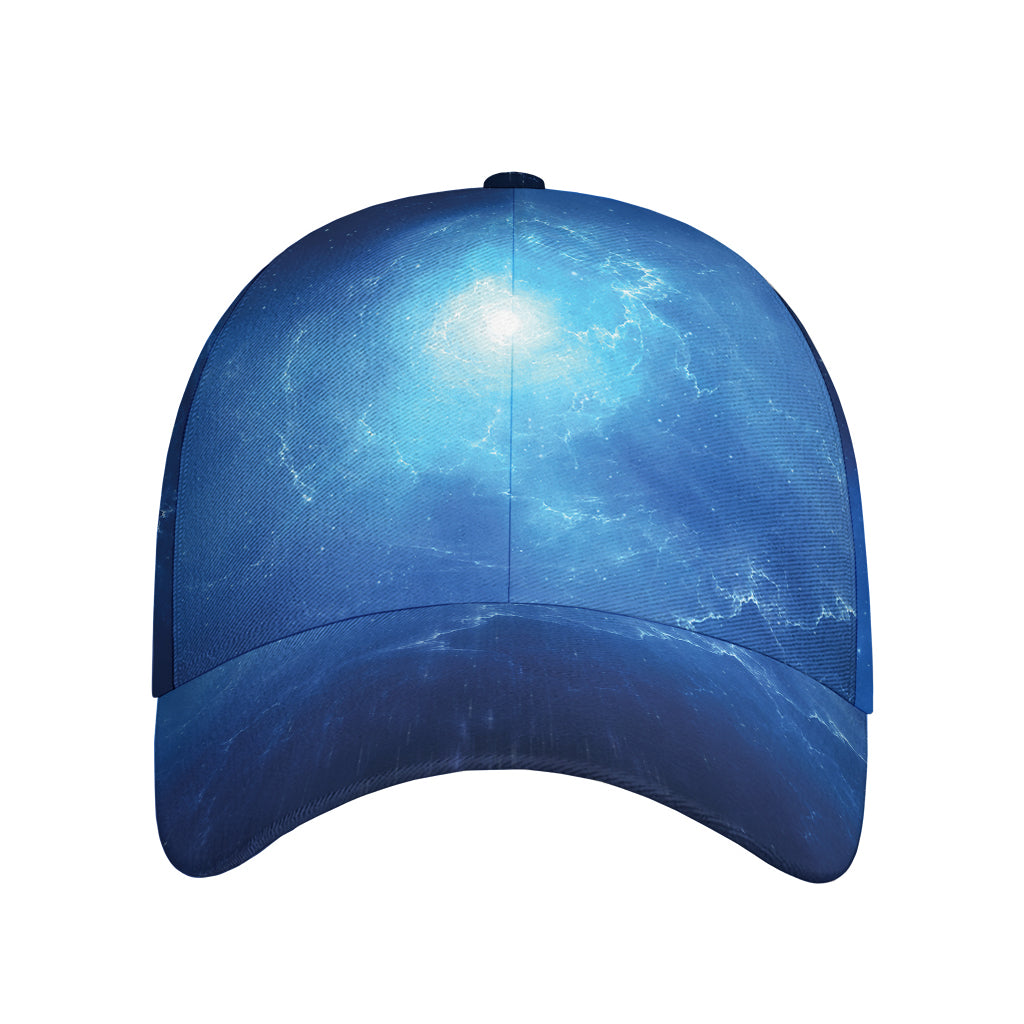 Light Blue Space Print Baseball Cap