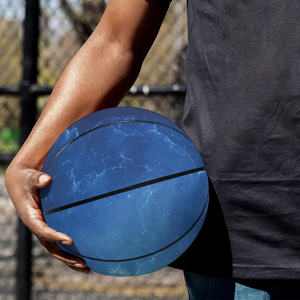 Light Blue Space Print Basketball