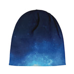 Light Blue Space Print Beanie