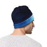 Light Blue Space Print Beanie