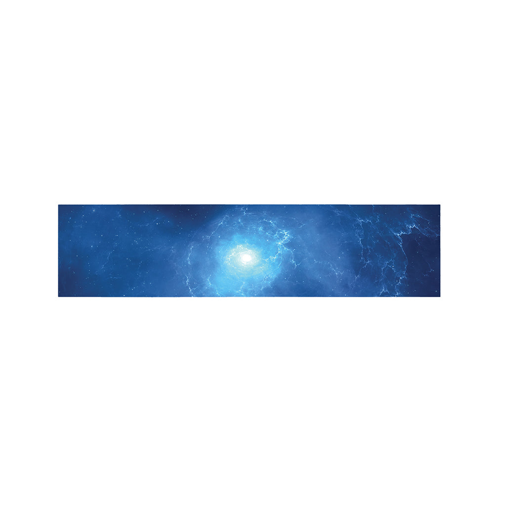 Light Blue Space Print Bed Runner