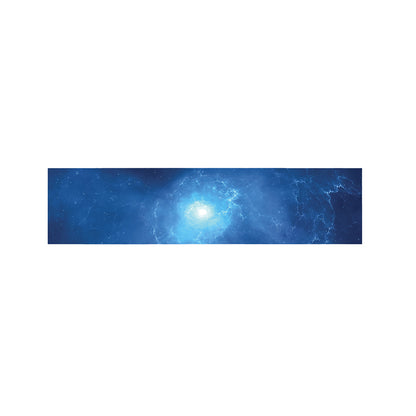 Light Blue Space Print Bed Runner