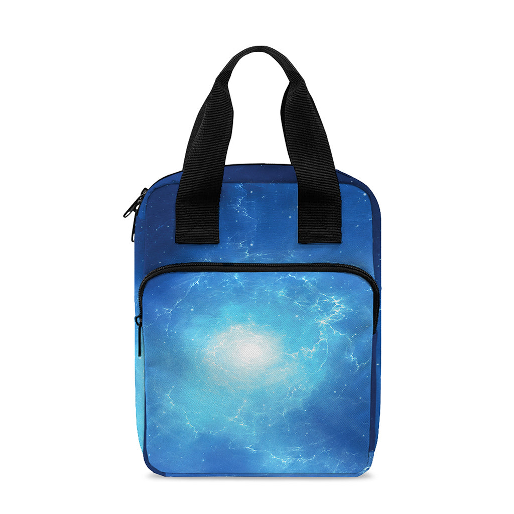 Light Blue Space Print Bible Tote Bag