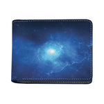 Light Blue Space Print Bifold Wallet
