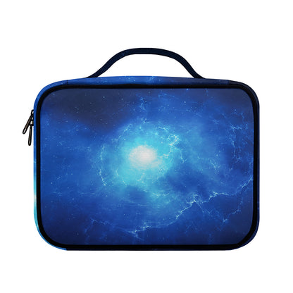 Light Blue Space Print Briefcase Bible Bag