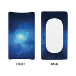 Light Blue Space Print Changing Pad Cover