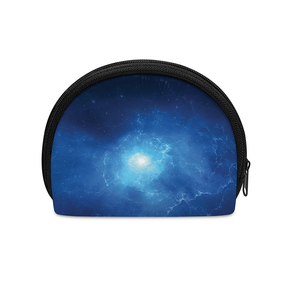 Light Blue Space Print Coin Purse