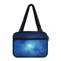 Light Blue Space Print Double Strap Bible Bag