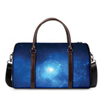 Light Blue Space Print Duffle Bag