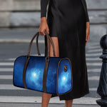 Light Blue Space Print Duffle Bag