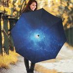 Light Blue Space Print Foldable Umbrella