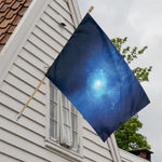 Light Blue Space Print House Flag