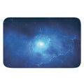 Light Blue Space Print Indoor Door Mat