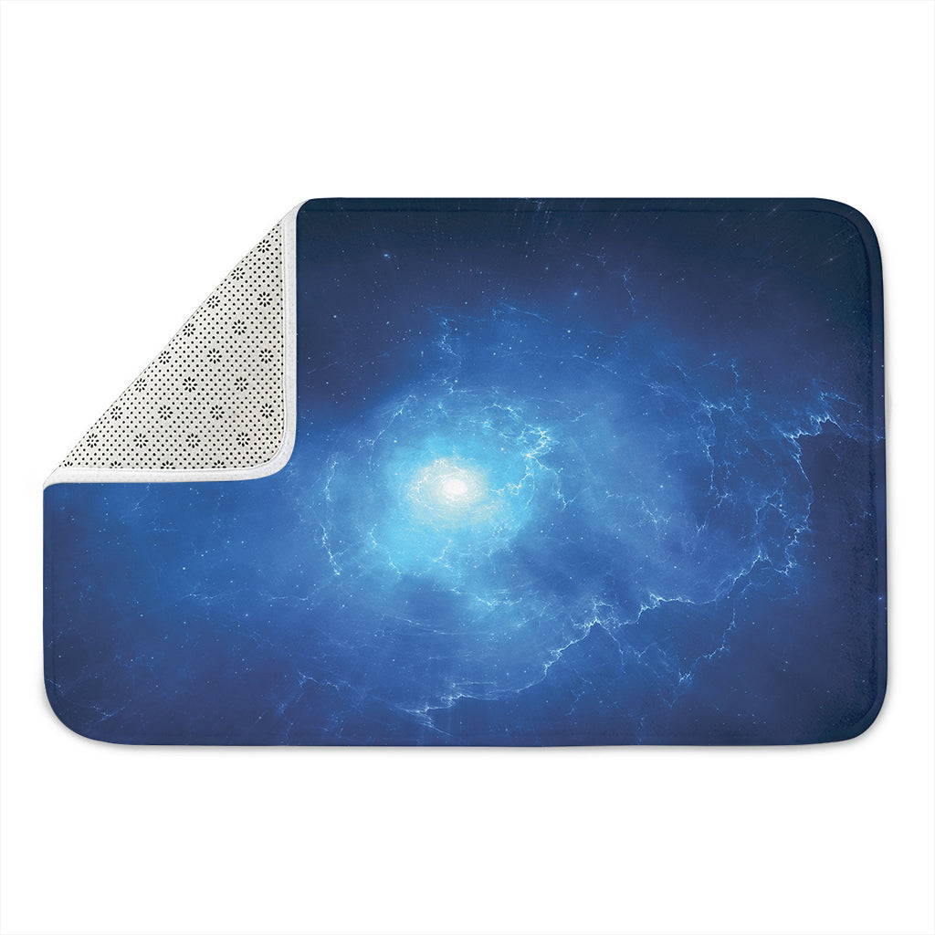 Light Blue Space Print Indoor Door Mat