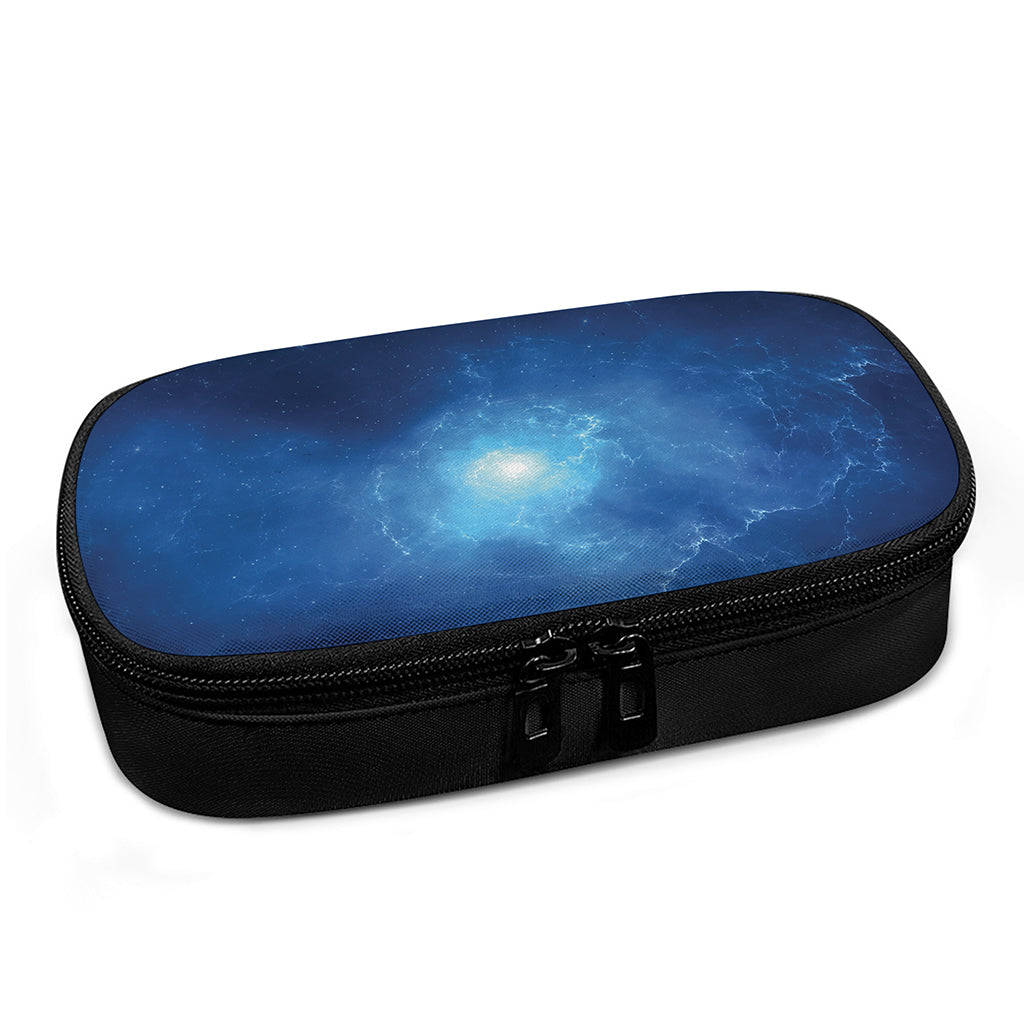 Light Blue Space Print Insulin Cooler Travel Case