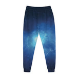 Light Blue Space Print Jogger Pants