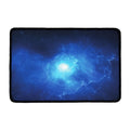Light Blue Space Print Kitchen Mat