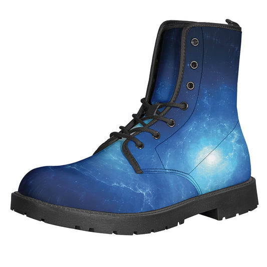 Light Blue Space Print Backpack