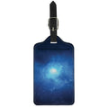 Light Blue Space Print Luggage Tag