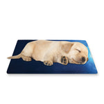 Light Blue Space Print Pet Cooling Mat Cover