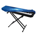Light Blue Space Print Piano Keyboard Cover