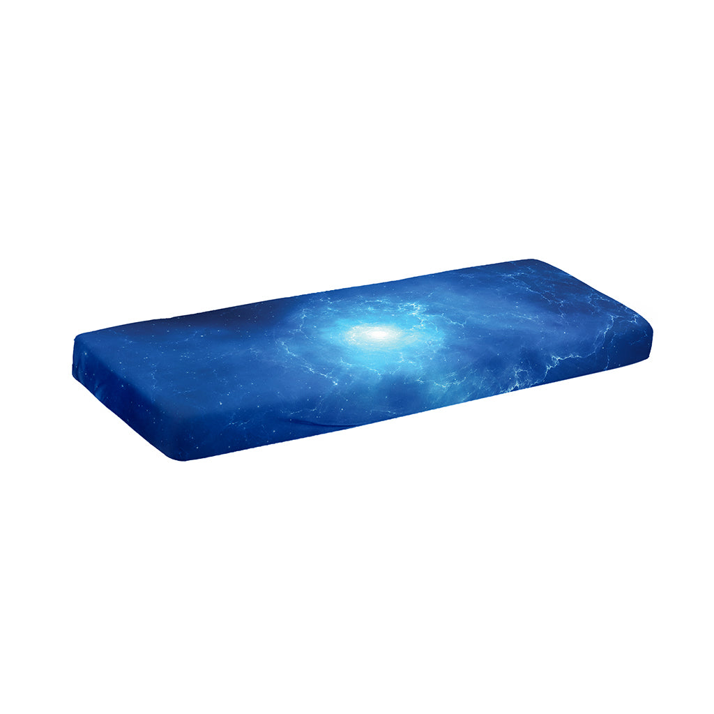Light Blue Space Print Piano Keyboard Cover