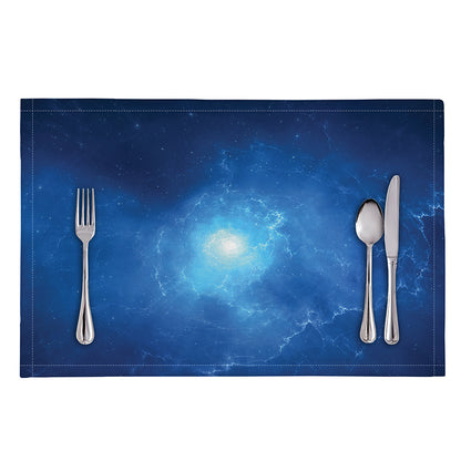 Light Blue Space Print Placemat