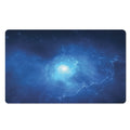 Light Blue Space Print Polyester Doormat