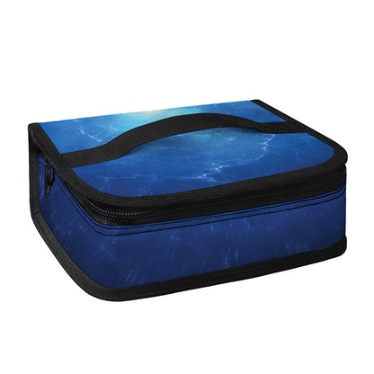 Light Blue Space Print Small Lunch Bag