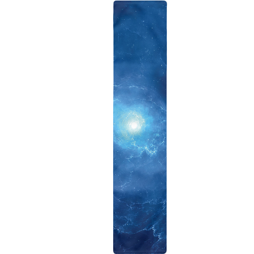 Light Blue Space Print Table Runner