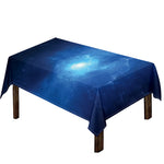 Light Blue Space Print Tablecloth
