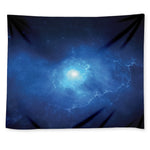 Light Blue Space Print Tapestry