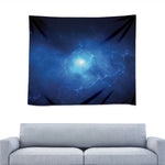 Light Blue Space Print Tapestry