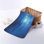 Light Blue Space Print Towel