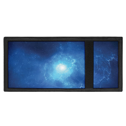 Light Blue Space Print Trifold Wallet