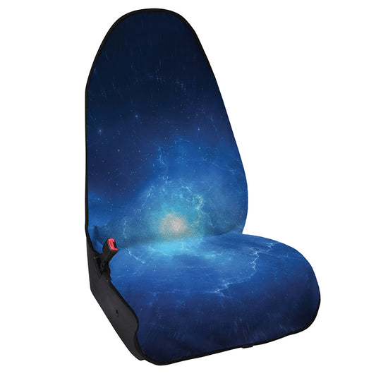 Light Blue Space Print Waterproof Car Seat Cover