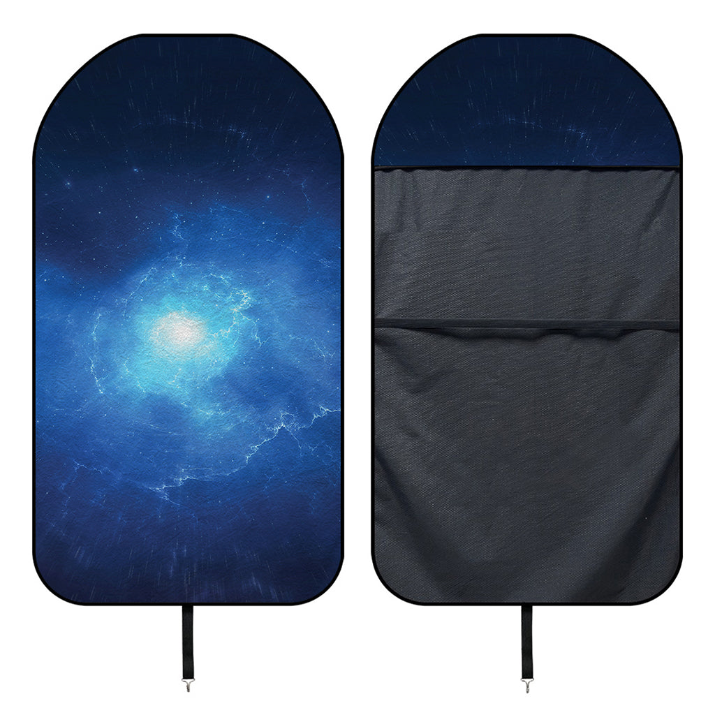 Light Blue Space Print Waterproof Car Seat Cover