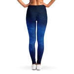 Light Blue Space Print Women's Leggings