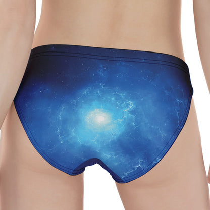 Light Blue Space Print Women's Panties