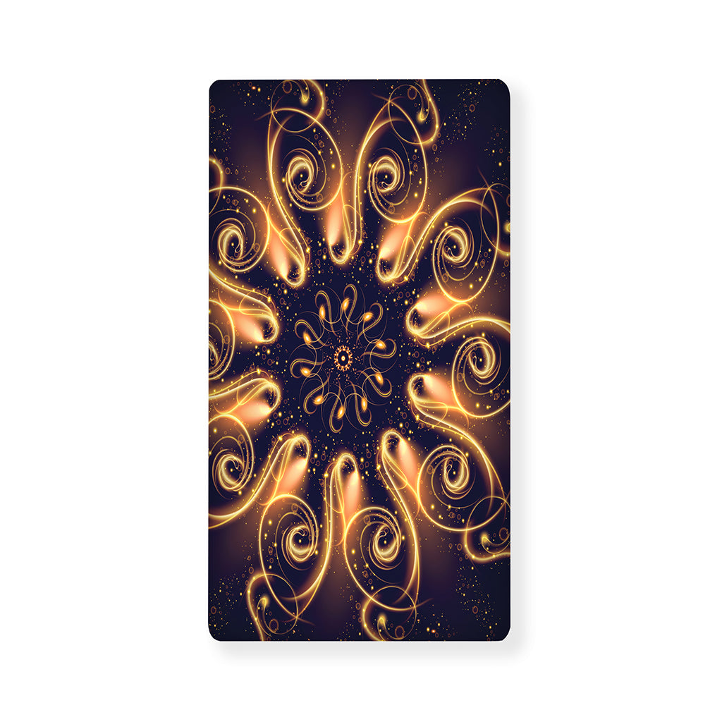 Light Fractal Print Baby Crib Sheet